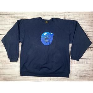 Vintage 90s Cirque Du Soleil Sweatshirt Bellagio Las Vegas‎ Mens 2XL USA Made